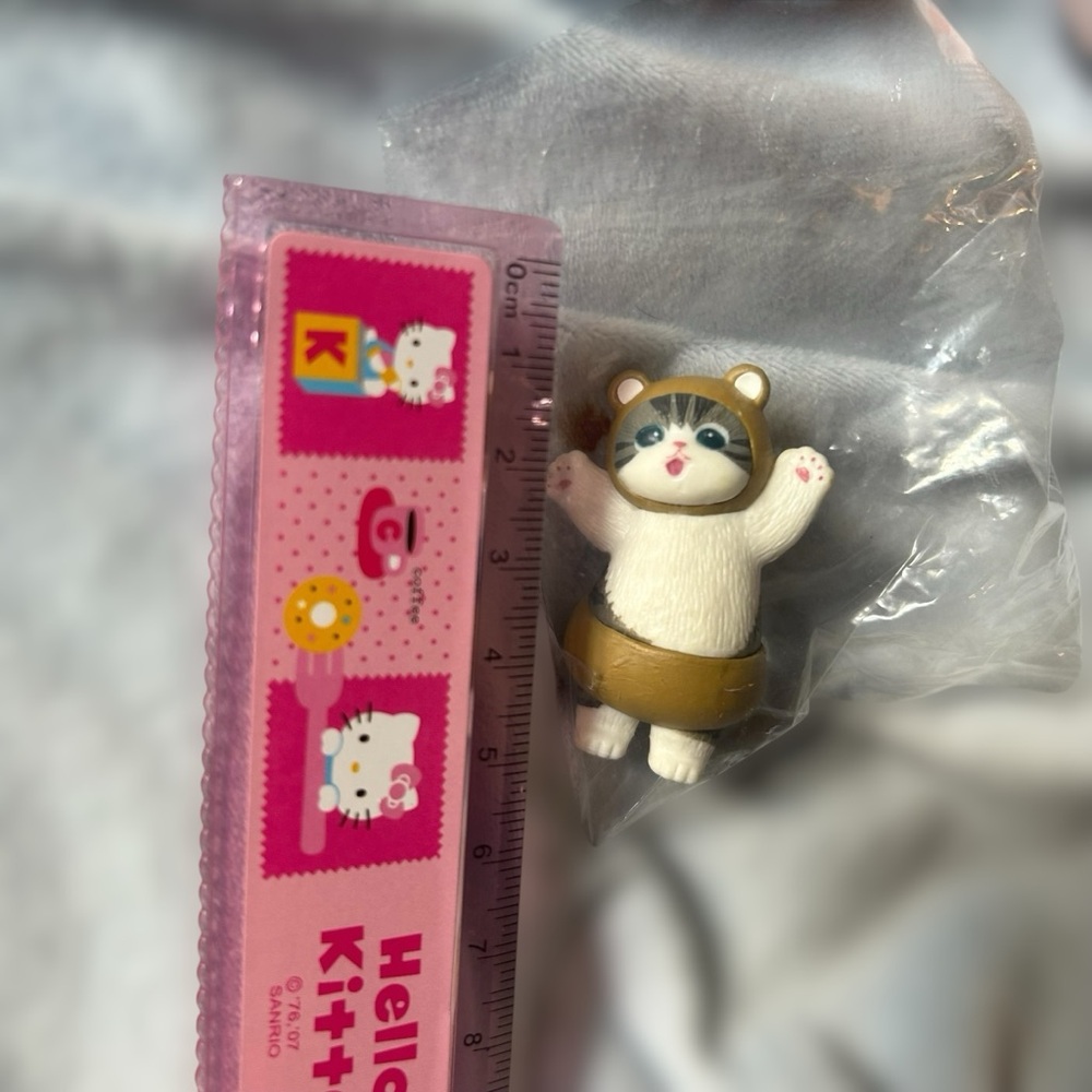 Mofusand Cat in Bear Suit Vinyl Figure – Authentic Blind Box Collectible
